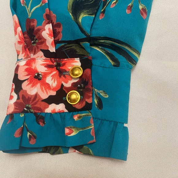 Eloquii Floral Ruffle Fit and Flare Plus Size Dress size 14 - Picture 6 of 12